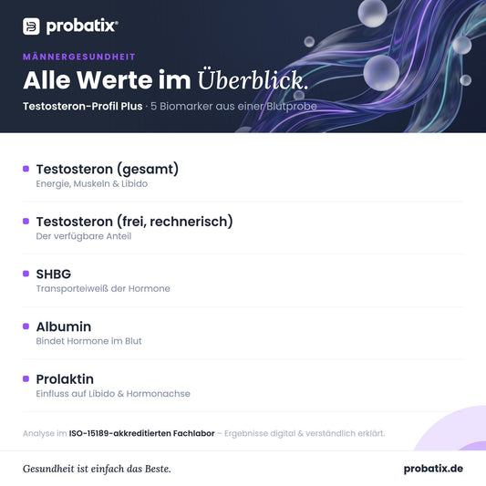 Alle Werte im Überblick – Testosteron-Profil Plus - avi