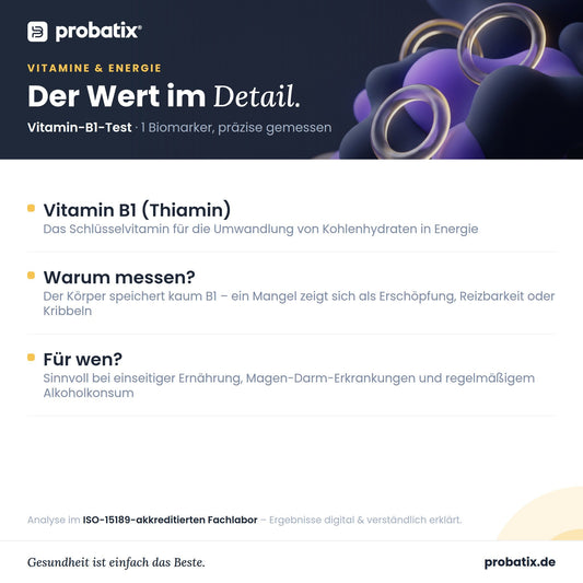 Alle Werte im Überblick – Vitamin-B1-Test - avi