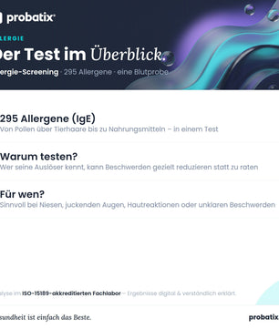 Alle Werte im Überblick – Allergie-Screening (295 Allergene)