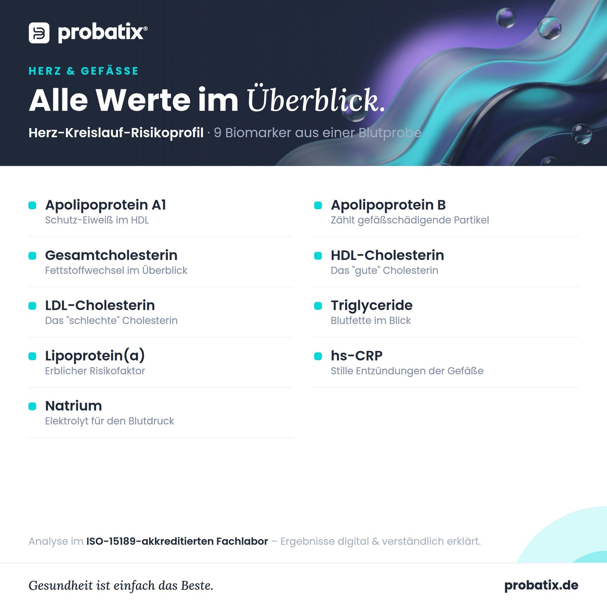Alle Werte im Überblick – Herz-Kreislauf-Risikoprofil | easyApotheke