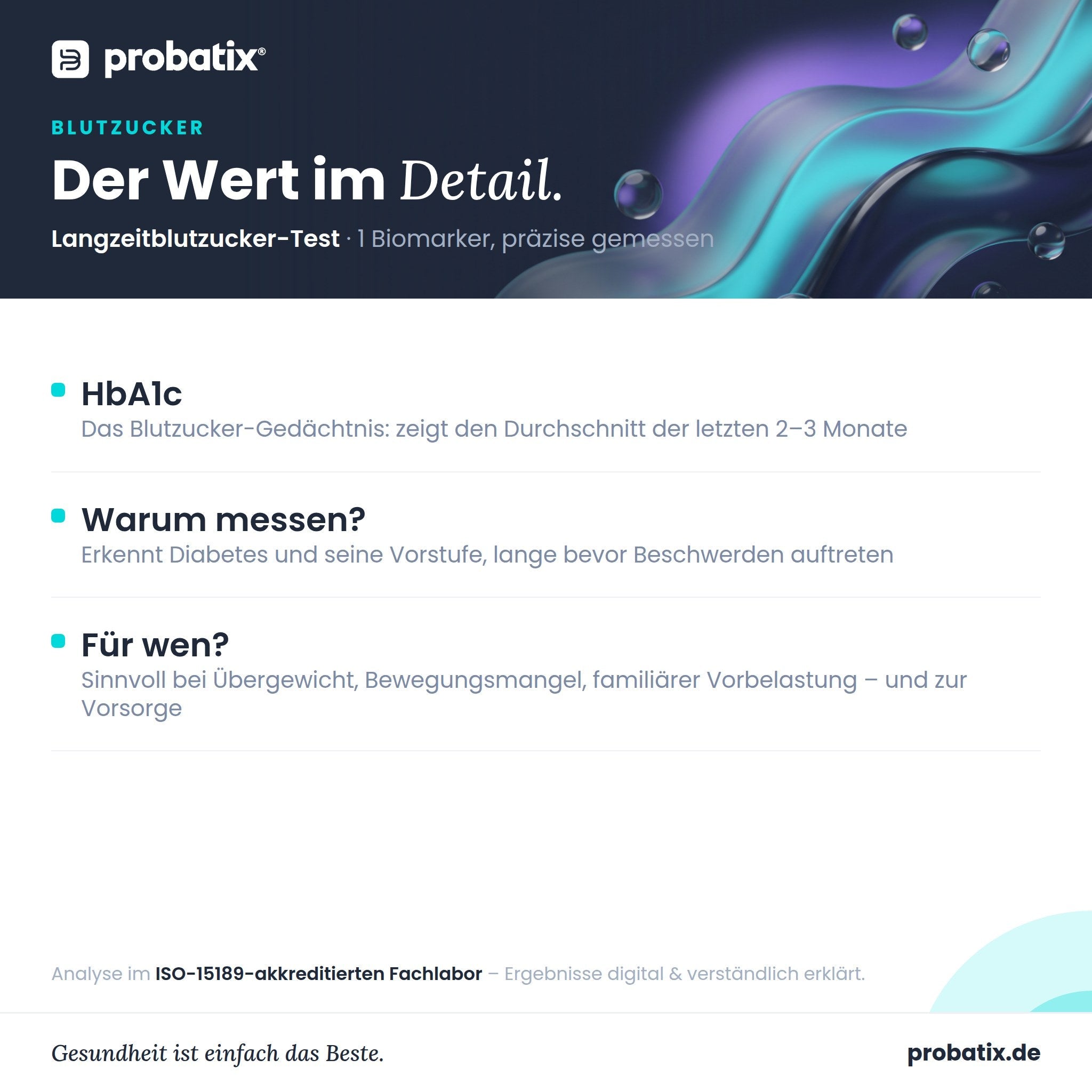 Alle Werte im Überblick – Langzeitblutzucker-Test (HbA1c)