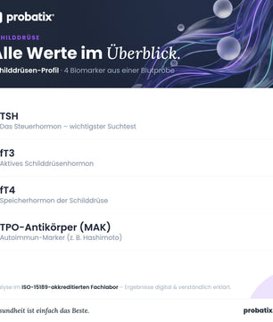 Alle Werte im Überblick – Schilddrüsen-Profil