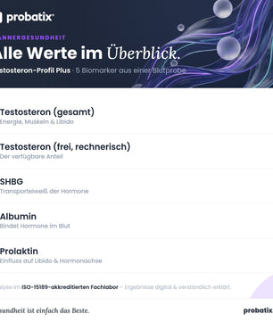 Alle Werte im Überblick – Testosteron-Profil Plus