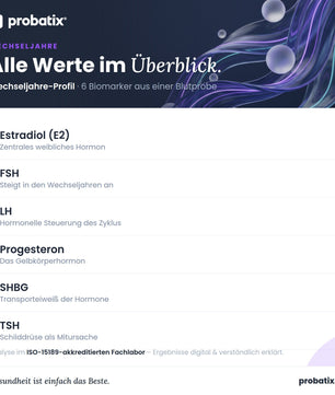 Alle Werte im Überblick – Wechseljahre-Profil
